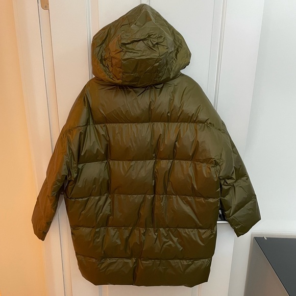 NWT Green Zara puffer size Large - Picture 5 of 5